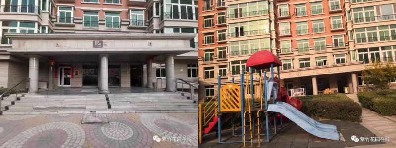 小區(qū)E座門(mén)樓當(dāng)時(shí)已經(jīng)出現(xiàn)明顯的沉降 (2)_副本