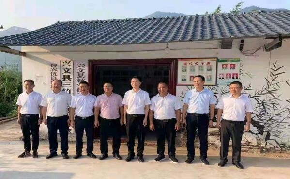 興文縣委副書(shū)記、代理縣長(zhǎng)周明軍到蓮花鎮(zhèn)巨黃竹基地調(diào)研