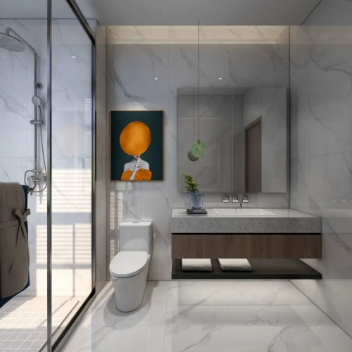 豐富花色搭配 博德瓷磚彰顯衛(wèi)浴間雅致之美