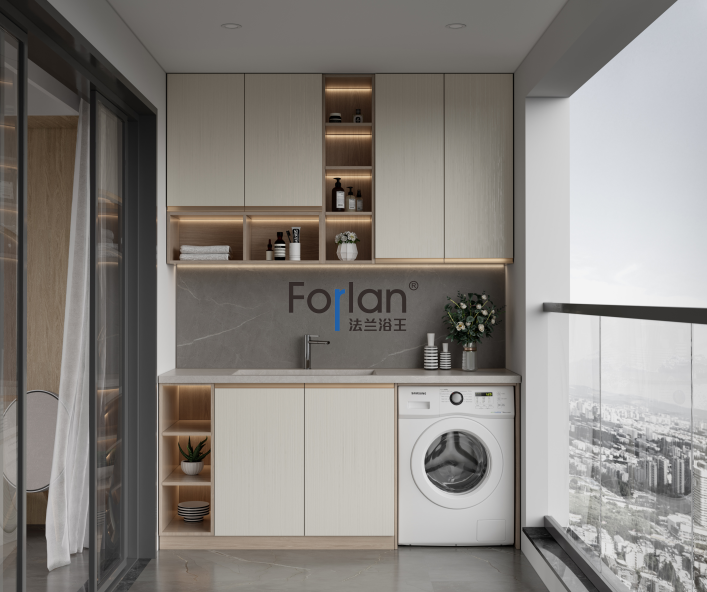 Forlan法蘭浴王非標定制高端陽臺柜，有什么好處？