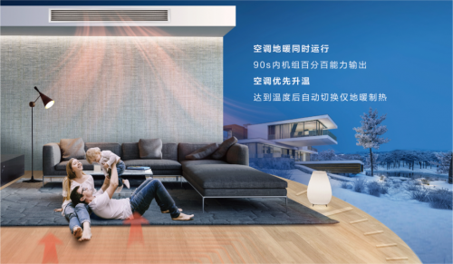 天氟地水推薦：約克VRF地暖中央空調，強效舒適溫暖一整個冬天