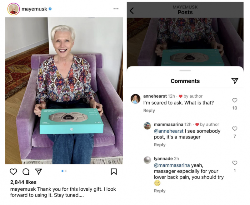 馬斯克媽媽曬母親節禮物，國貨品牌SKG按摩儀獲認可