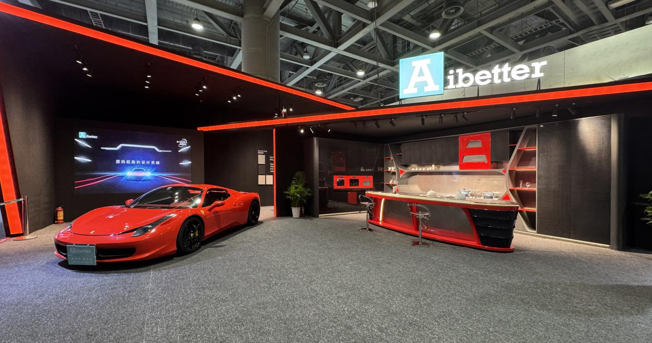 第14屆中國廣州定制家居展丨不銹鋼櫥柜十大品牌Aibetter愛貝特攜Ferrari法拉利系列一經亮相，引爆全場