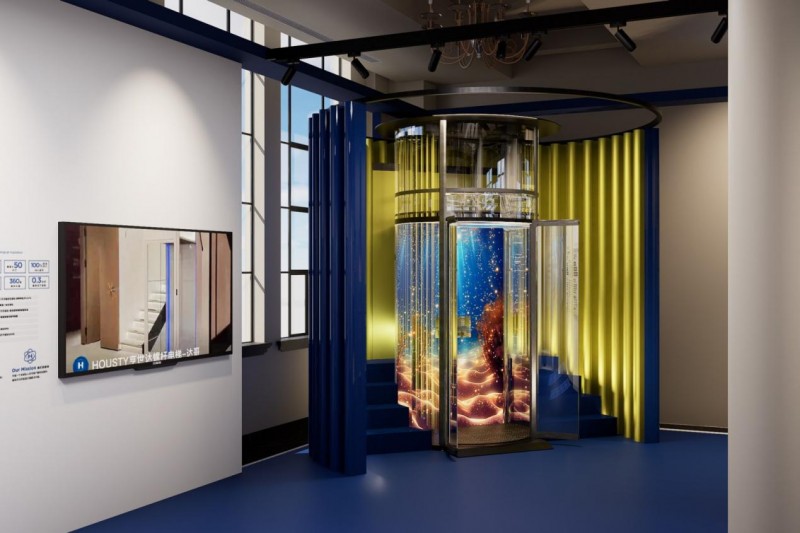 主標(biāo)：新品首發(fā) |亨世達(dá)圓形螺桿電梯，重磅亮相&ldquo;設(shè)計(jì)上海&rdquo;