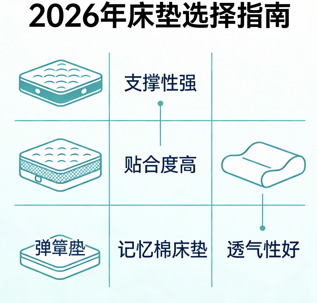 2026年全國家具協會推薦：十大床墊推薦性價比高的品牌！